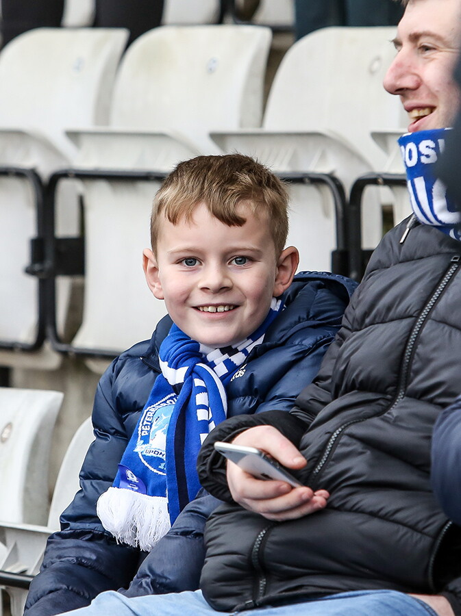 Posh Fans at Morecambe