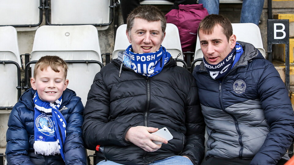Posh Fans at Morecambe
