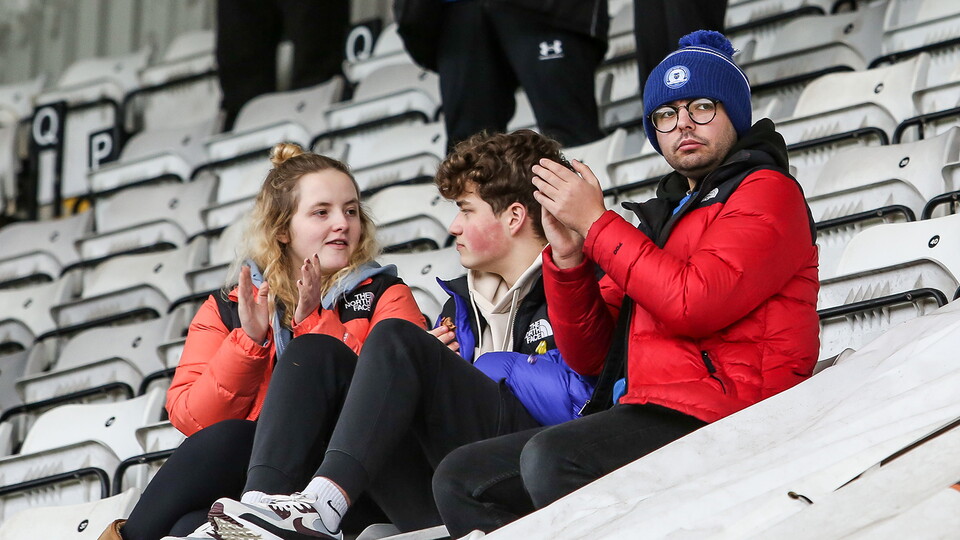 Posh Fans at Morecambe