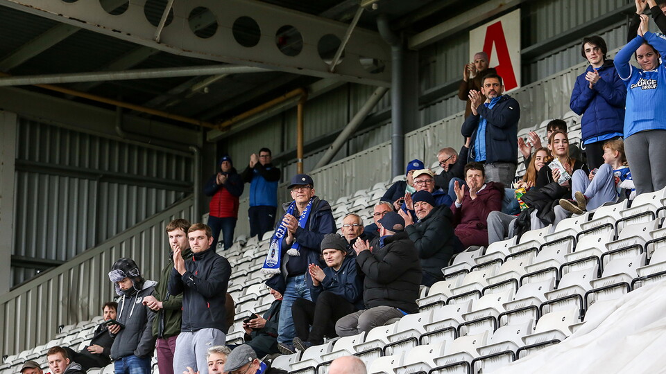 Posh Fans at Morecambe
