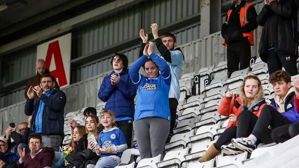 Posh Fans at Morecambe