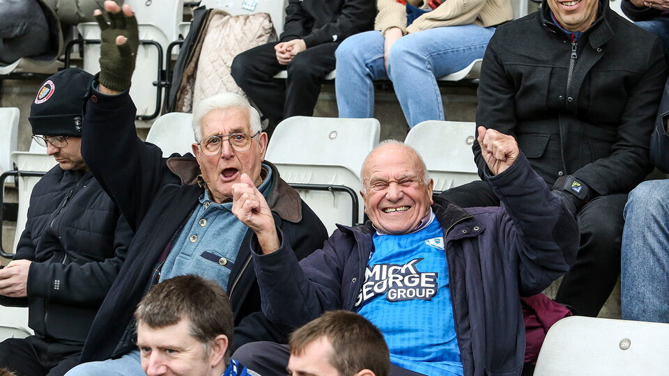 Posh Fans at Morecambe