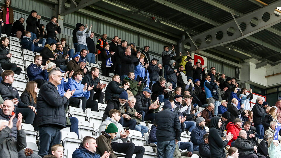 Posh Fans at Morecambe
