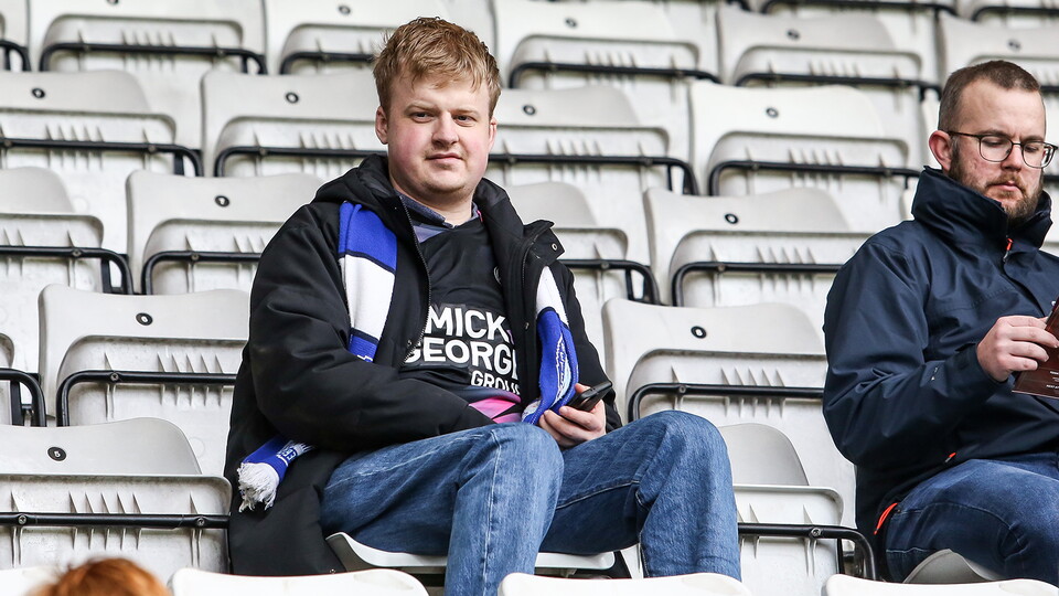 Posh Fans at Morecambe