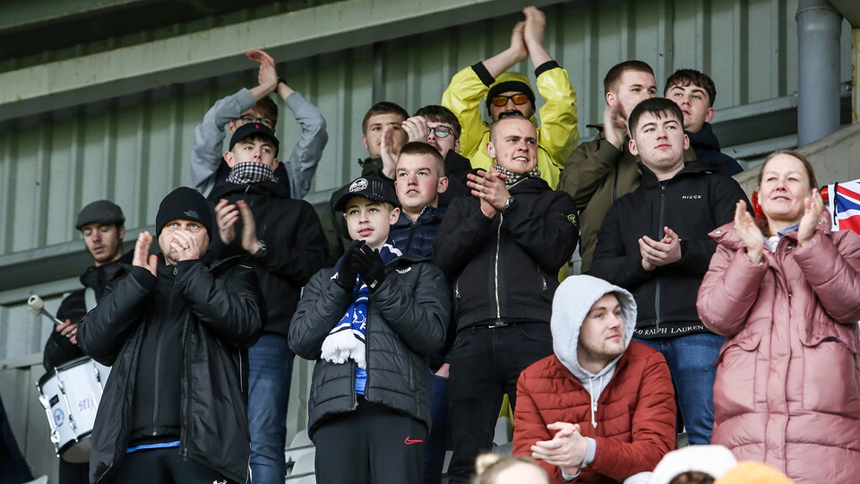 Posh Fans at Morecambe