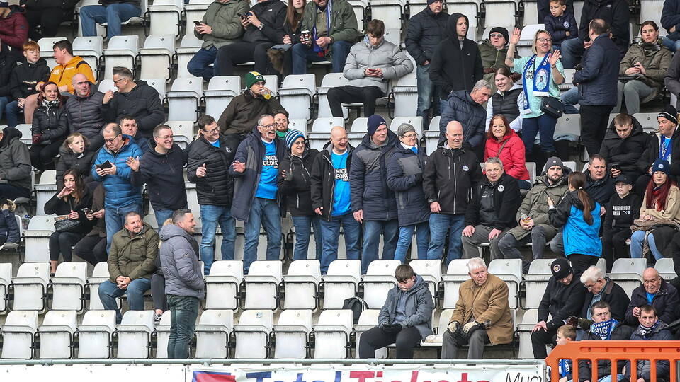 Posh Fans at Morecambe