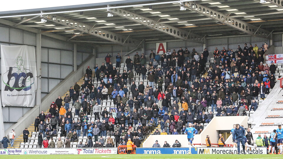 Posh Fans at Morecambe