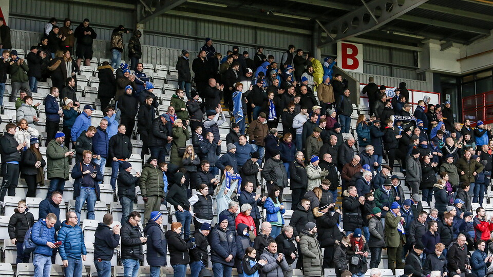 Posh Fans at Morecambe