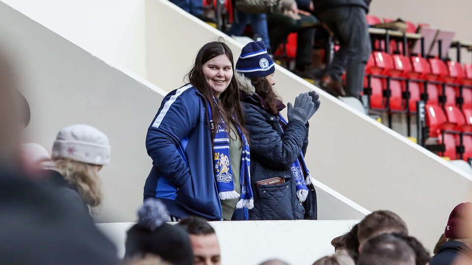 Posh Fans at Morecambe