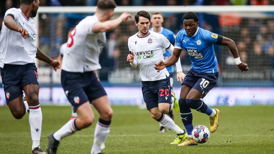 Posh v Bolton Wanderers
