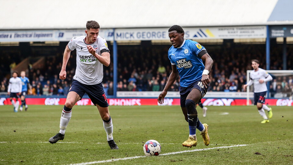 Posh v Bolton Wanderers