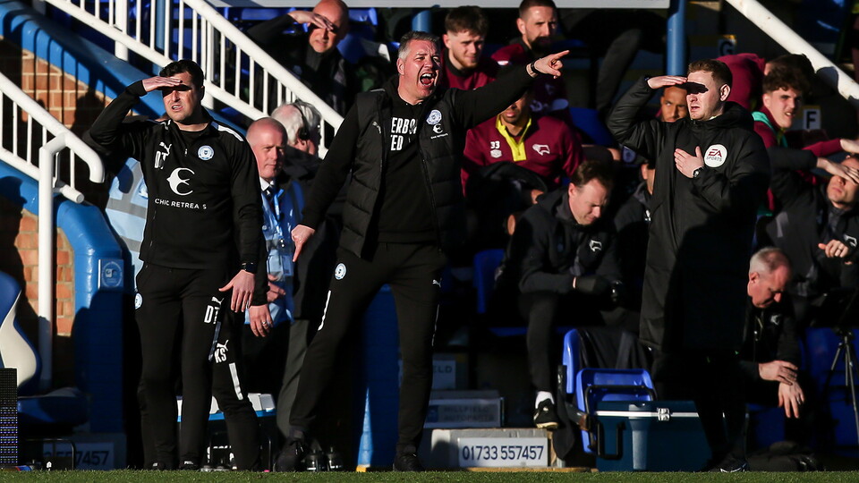 Posh v Derby County