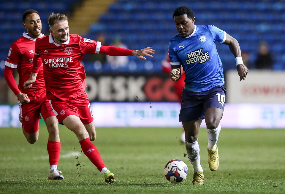 Posh v Shrewsbury Town