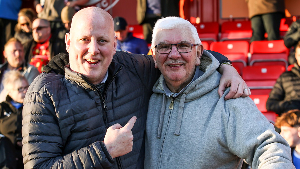Posh Fans at Accrington Stanley