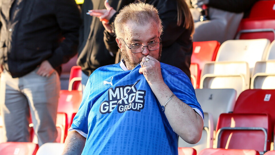 Posh Fans at Accrington Stanley