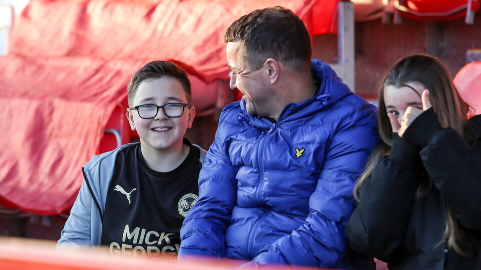 Posh Fans at Accrington Stanley