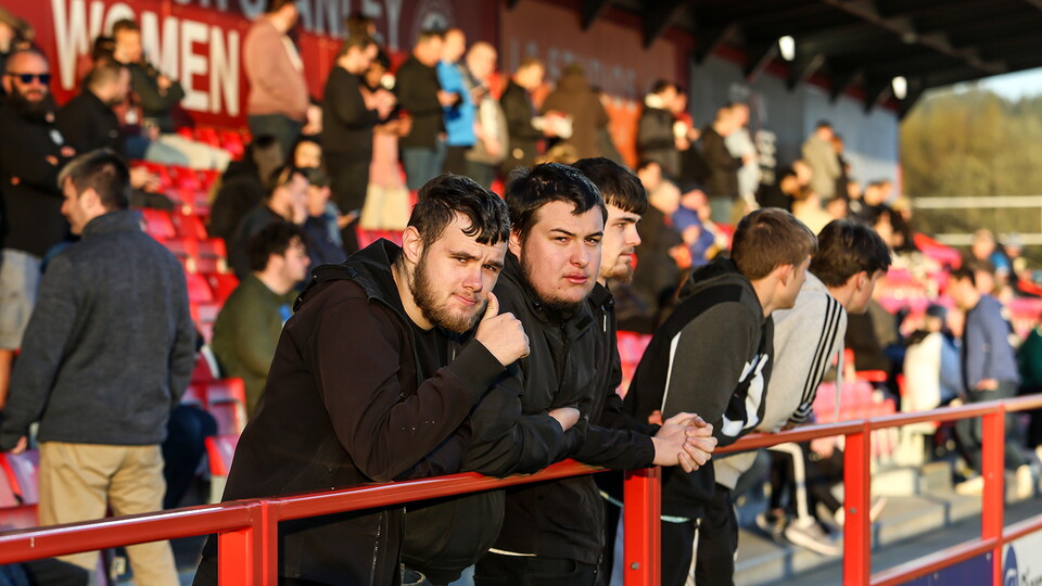 Posh Fans at Accrington Stanley