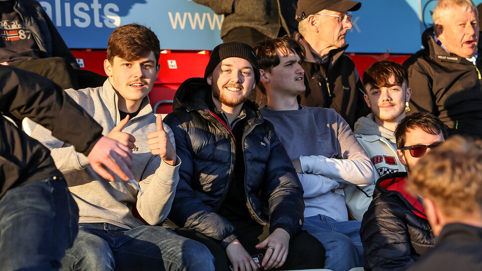 Posh Fans at Accrington Stanley