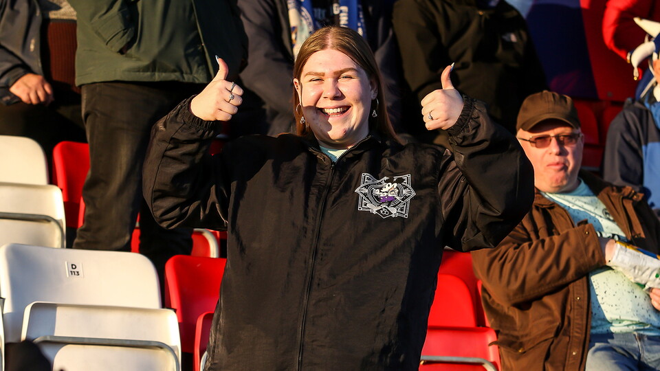 Posh Fans at Accrington Stanley