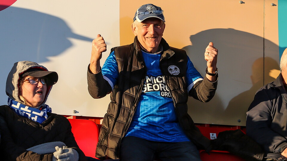 Posh Fans at Accrington Stanley