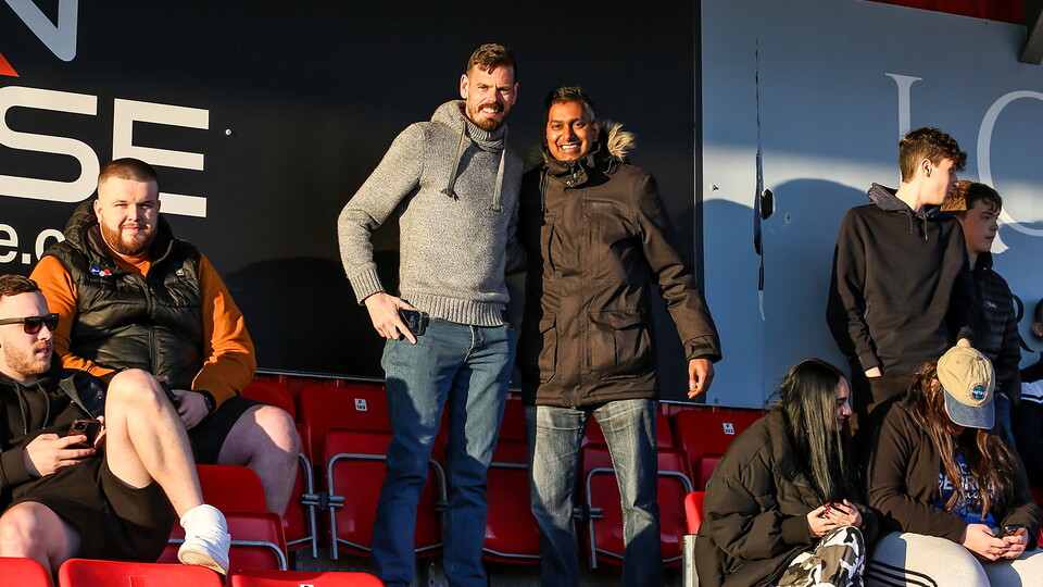 Posh Fans at Accrington Stanley