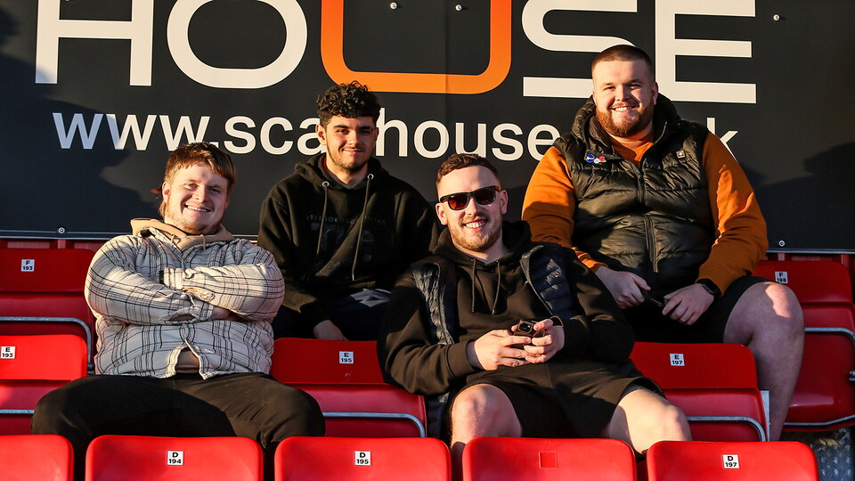 Posh Fans at Accrington Stanley