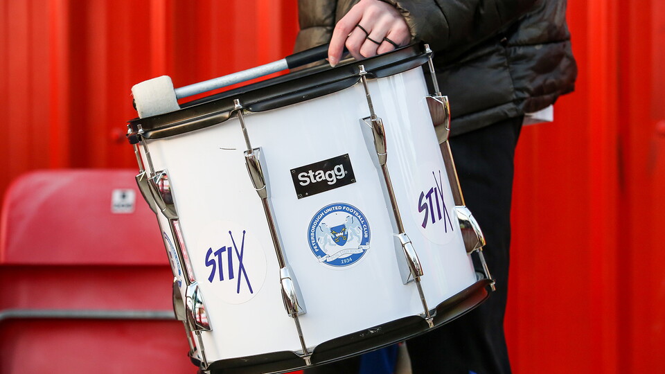 Posh Fans at Accrington Stanley