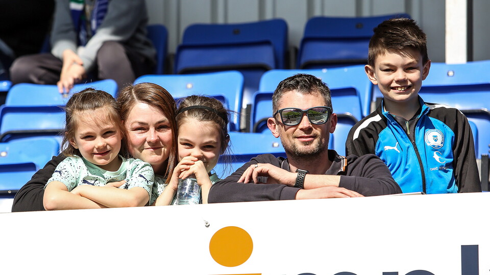 Posh Fans at Shrewsbury