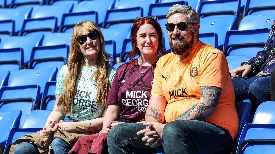 Posh Fans at Shrewsbury