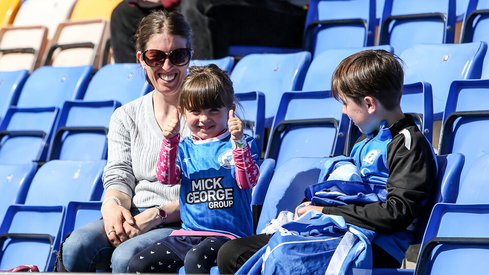 Posh Fans at Shrewsbury