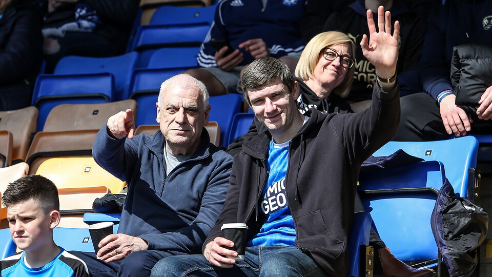 Posh Fans at Shrewsbury