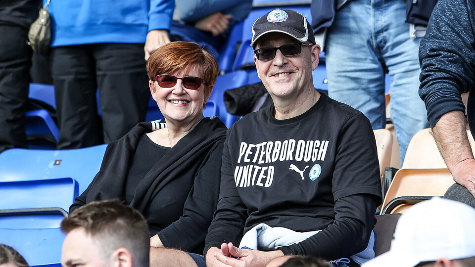 Posh Fans at Shrewsbury