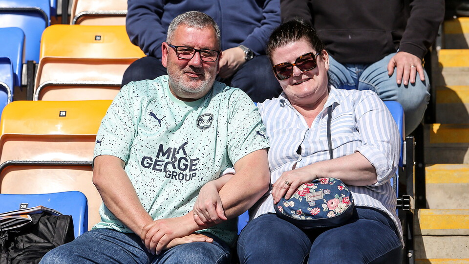 Posh Fans at Shrewsbury