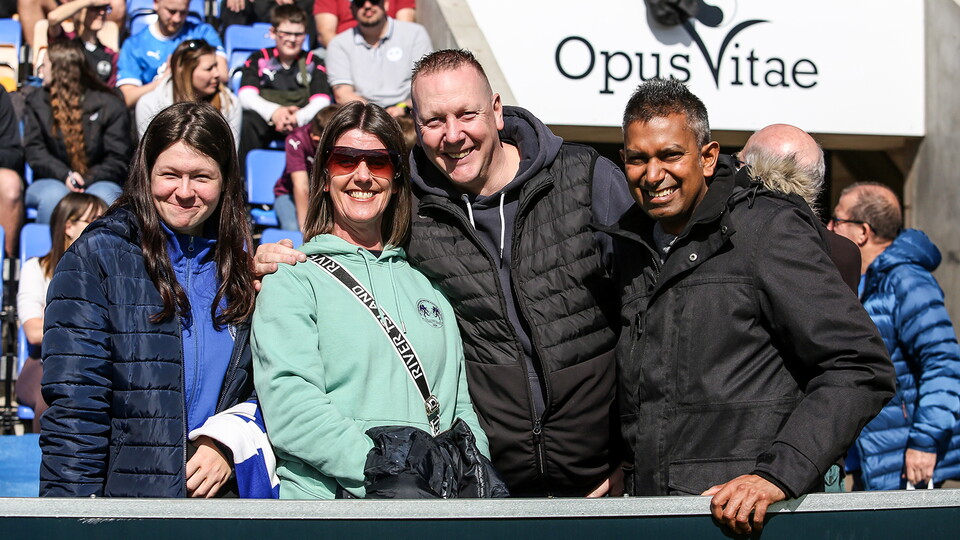 Posh Fans at Shrewsbury