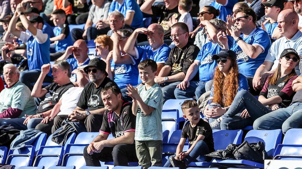 Posh Fans at Shrewsbury