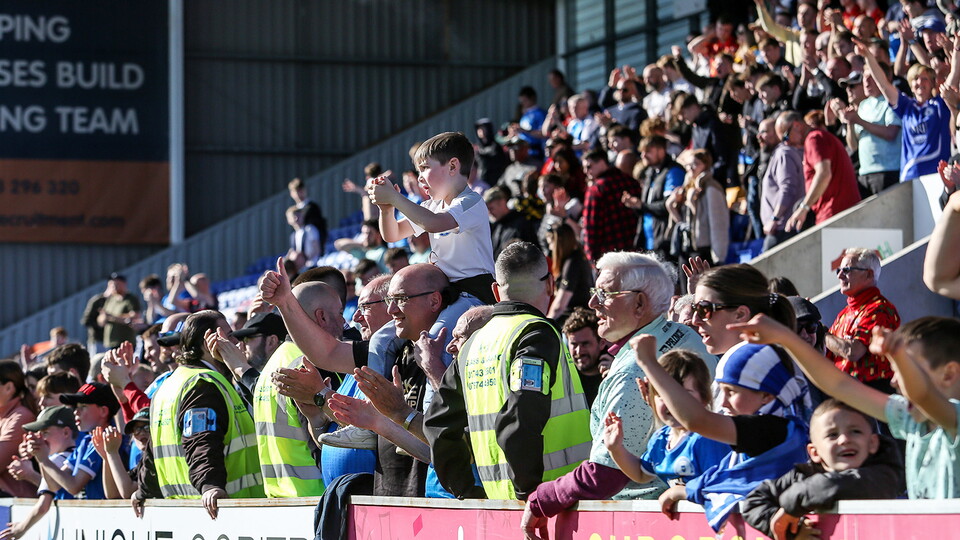 Posh Fans at Shrewsbury