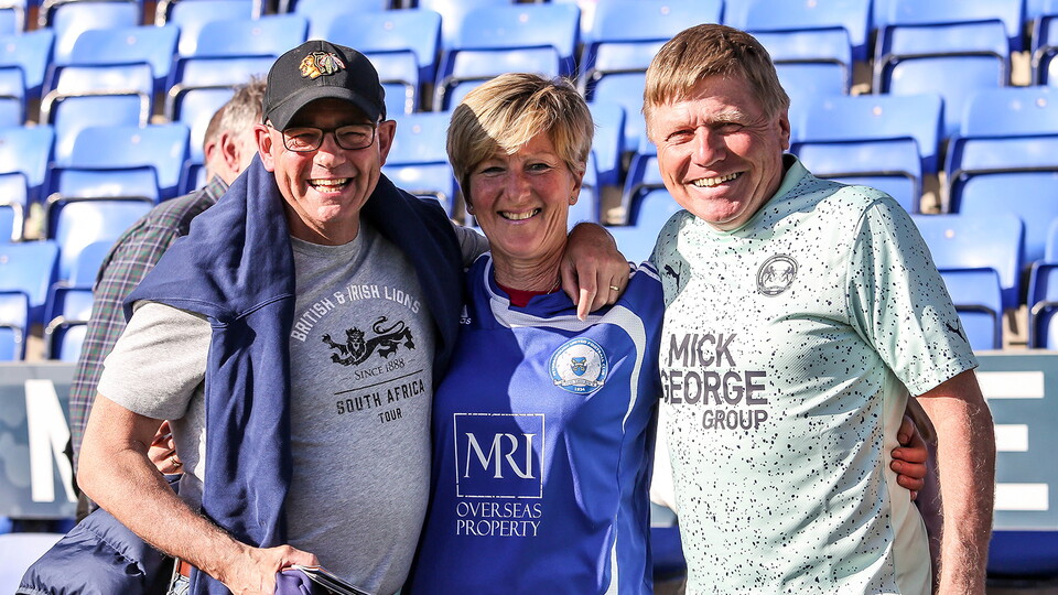 Posh Fans at Shrewsbury