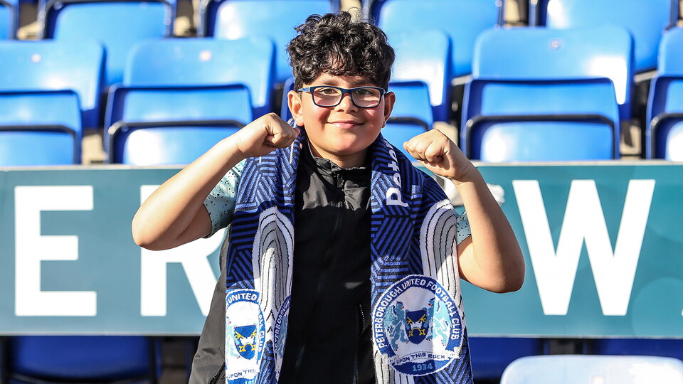 Posh Fans at Shrewsbury
