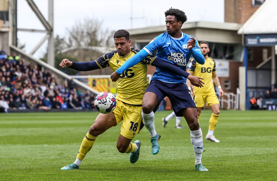 Posh v Oxford United
