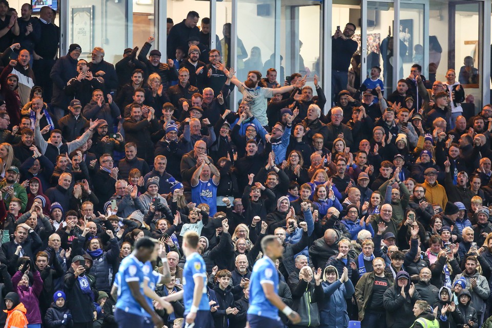 Posh Fans v Sheffield Wednesday
