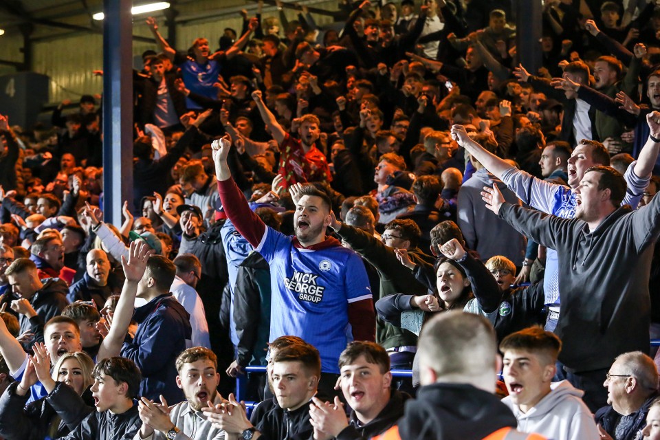 Posh Fans v Sheffield Wednesday