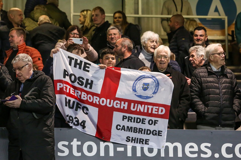 Posh Fans v Sheffield Wednesday
