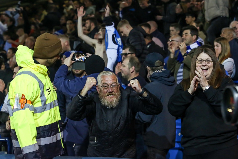 Posh Fans v Sheffield Wednesday