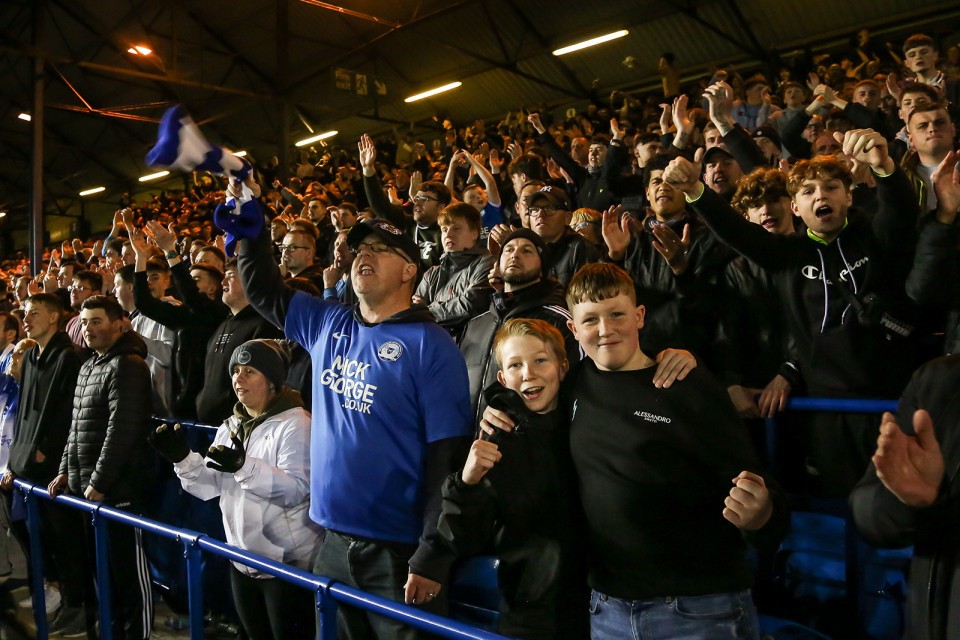 Posh Fans v Sheffield Wednesday