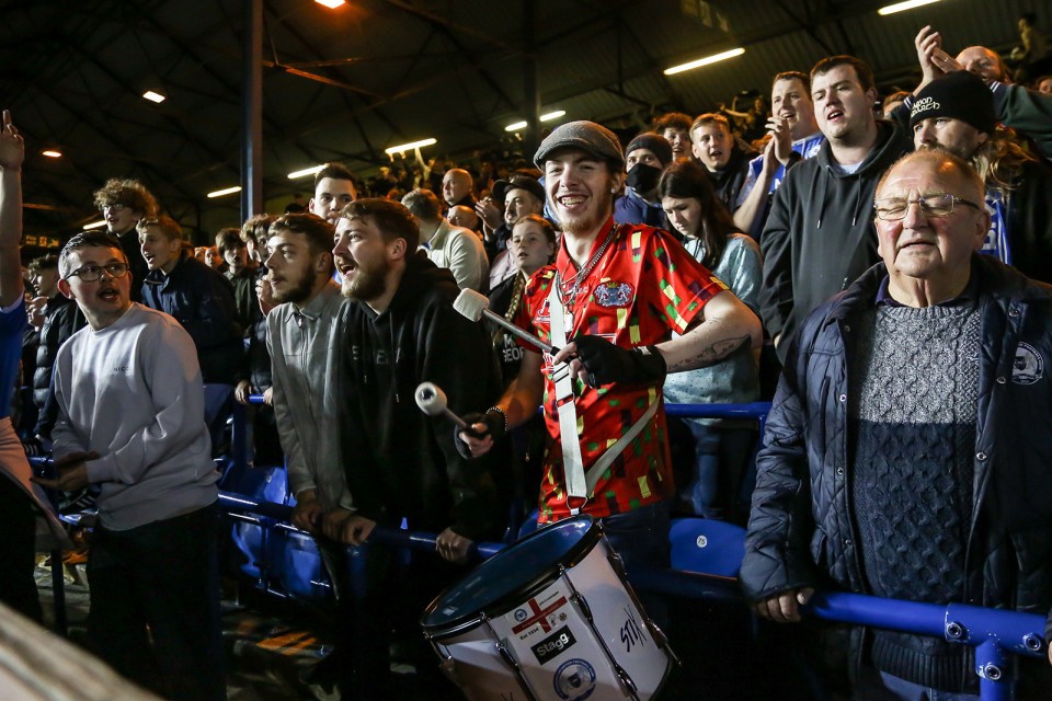 Posh Fans v Sheffield Wednesday