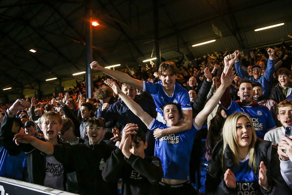 Posh Fans v Sheffield Wednesday