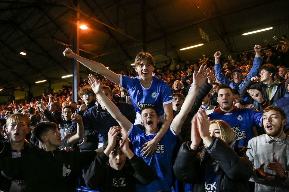 Posh Fans v Sheffield Wednesday