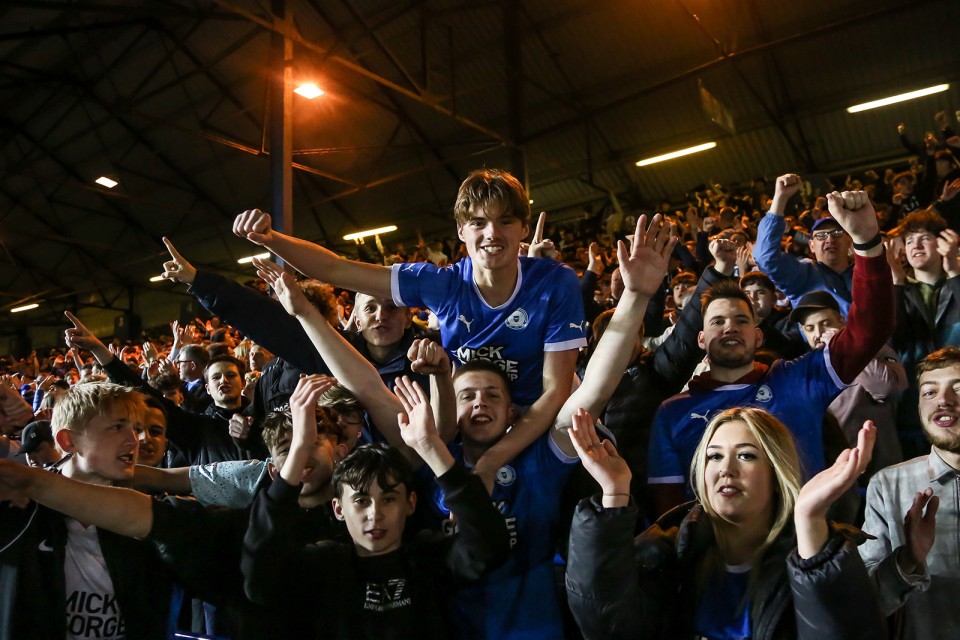 Posh Fans v Sheffield Wednesday