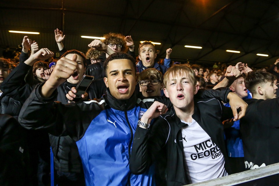Posh Fans v Sheffield Wednesday