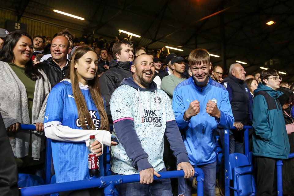Posh Fans v Sheffield Wednesday